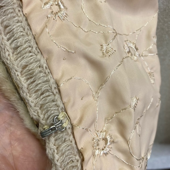 Vintage Reichbart Mink Shawl Collared Boucle Cardigan - Picture 7 of 10